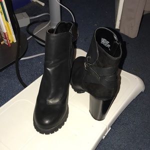 Black booties